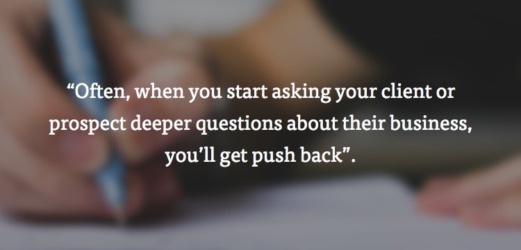 dealing with client pushback