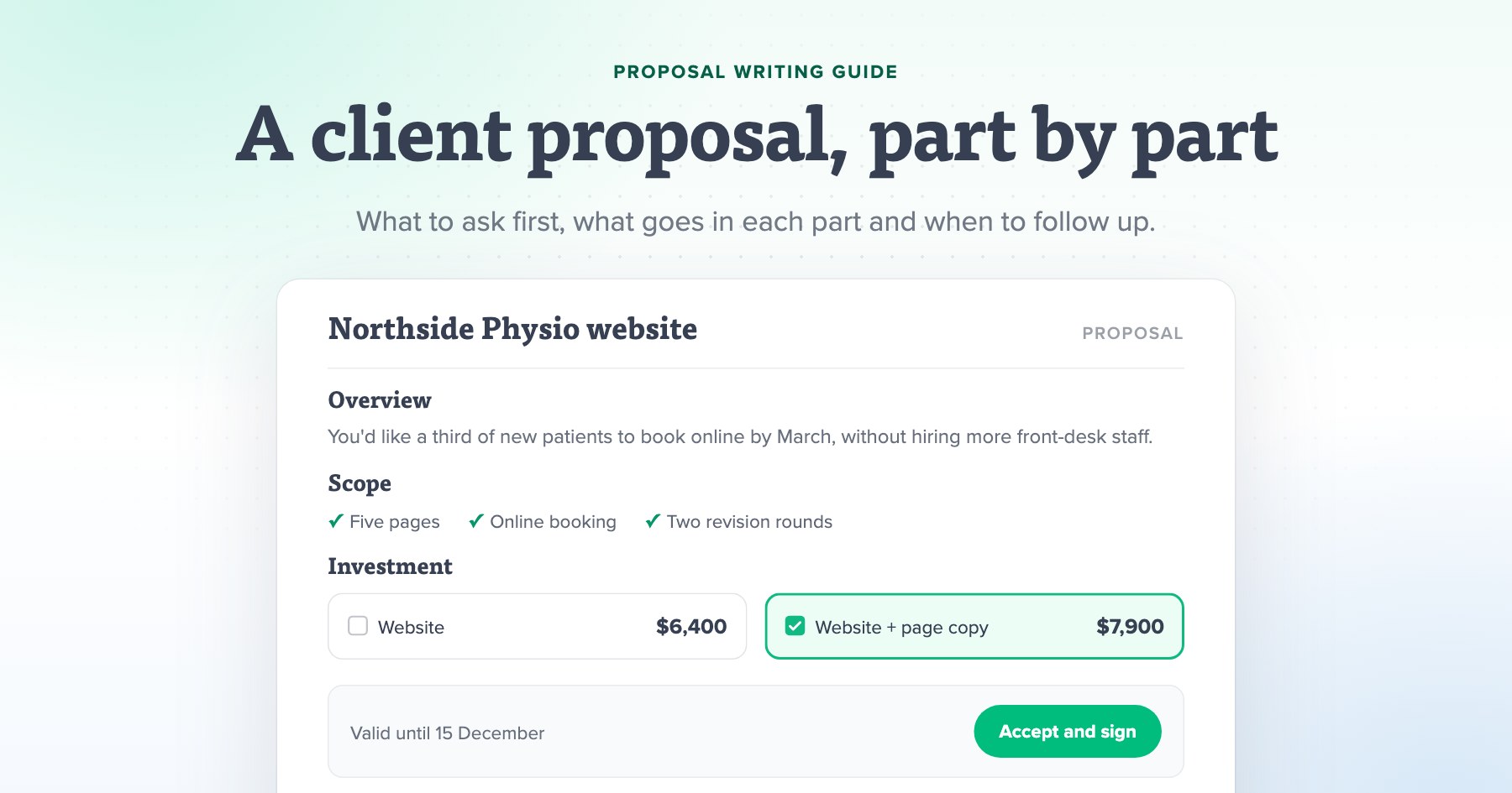 How to Write a Proposal for a Client (Step by Step)