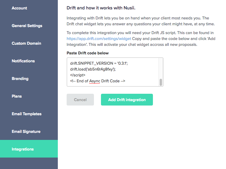 Drift Authentication