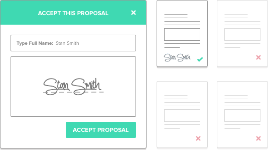 Let cilents sign online