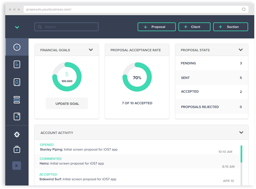 Nusii Proposal and Quoting Software